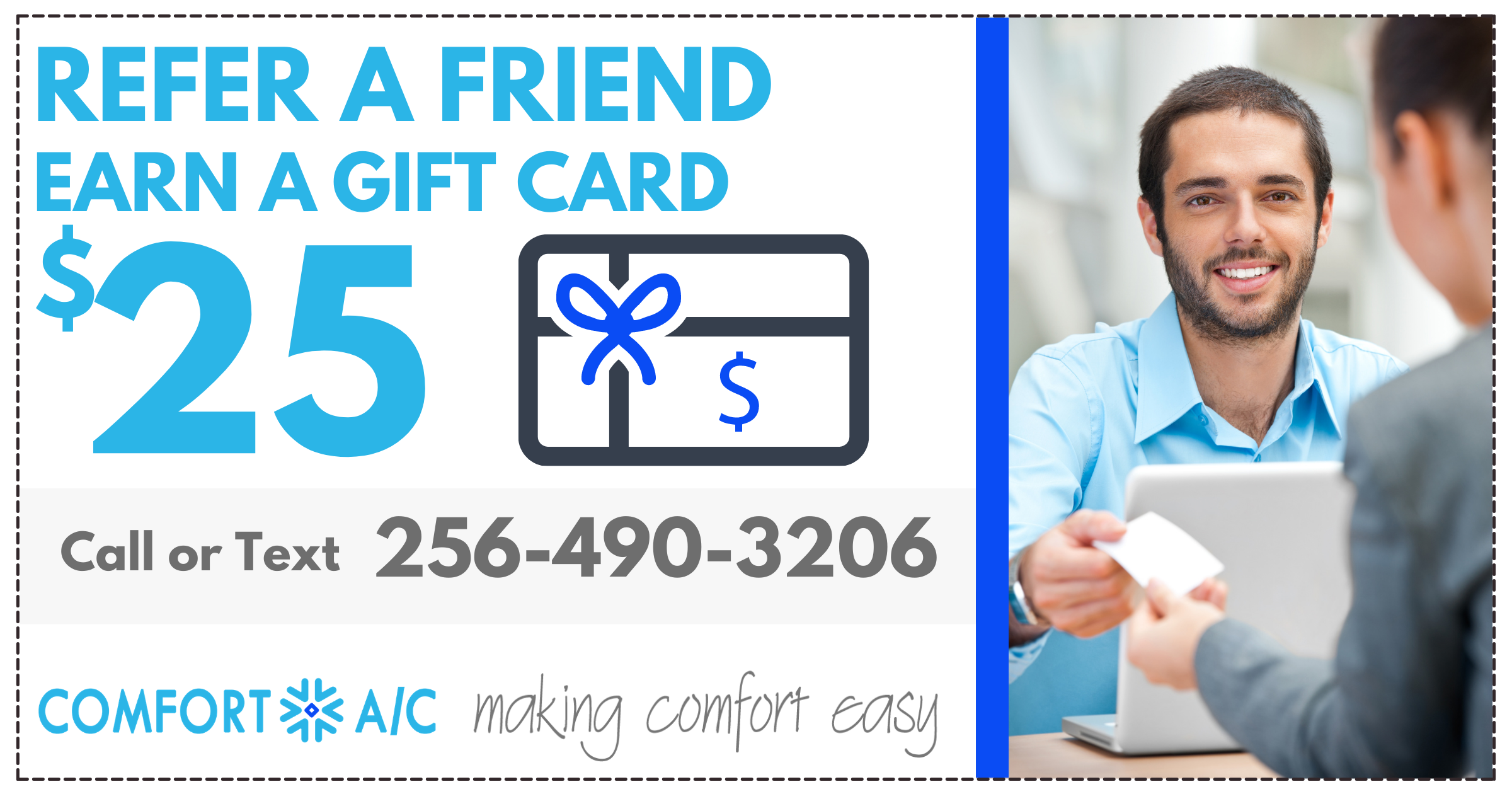 Refer A Friend - Special HVAC Deal from Comfort/AC