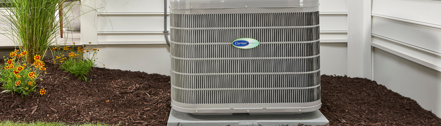 Carrier Condenser Unit Outside Home